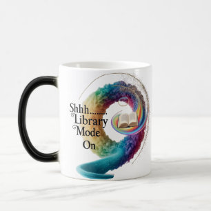 Artistic Heat-Sensitive Book Lover Gift Magic Mug