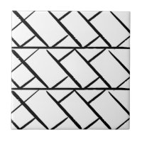 Artistic Herringbone Style Backsplash