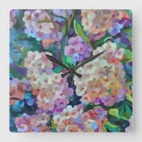 Artistic Hydrangeas Hortensia Floral Abstract Art
