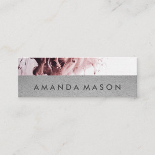 Artistic Interior Design Abstract Art Mini Business Card