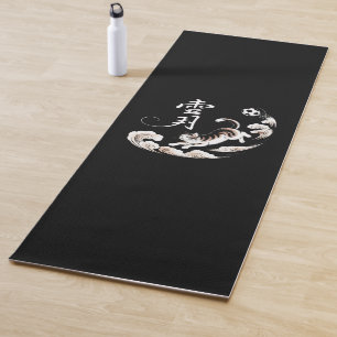 Artistic Japanese Cat Soccer For Yogi Fitness Love Yoga Mat