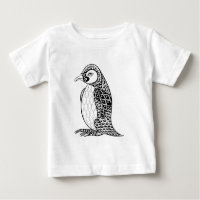 Artistic King Penguin Zendoodle
