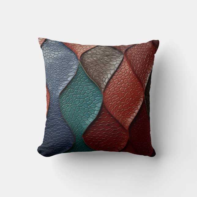 Artistic Leather Texture Art designs Cushion (Front)