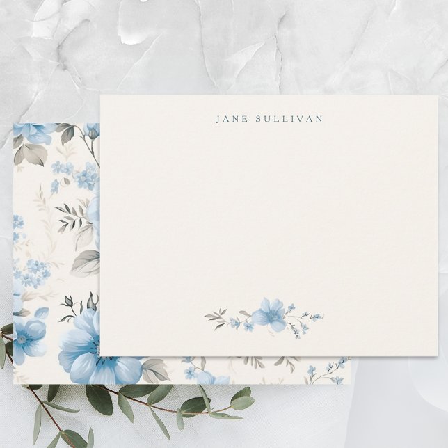 Artistic Light Pastel Blue Roses Card (Creator Uploaded)