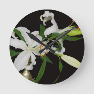 Artistic Lily Collection-1 Round Clock