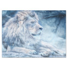 Artistic Lion Art Blue  Decoupage