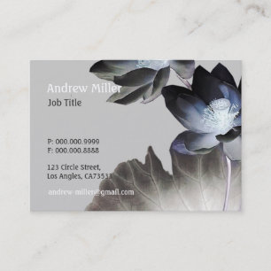 Artistic Lotus Blossoms Business Card