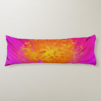 Artistic Magenta Pink Aster Flower Floral Art Body Cushion