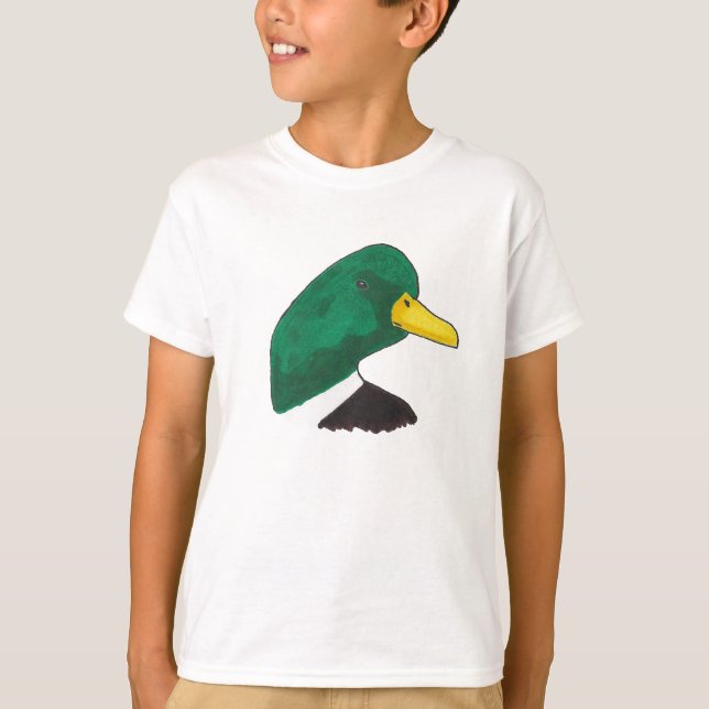 Artistic Mallard Duck T-Shirt (Front)