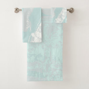 Artistic Marine Flow Bath Towel Set
