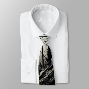 Artistic Men's Tie with Bold Design