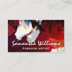 Artistic   Modern Art Stroke Texture  Business Card