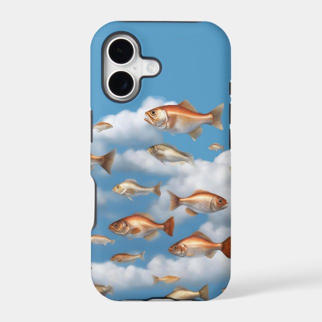 Artistic Modern Raining Fish (Back)