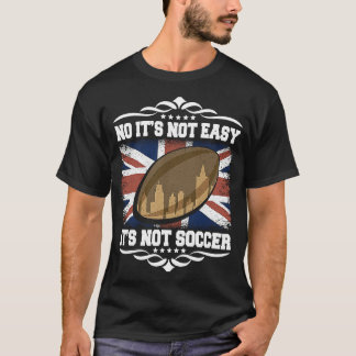 Artistic Motivational Rugby Quote T-Shirt