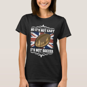 Artistic Motivational Rugby Quote T-Shirt