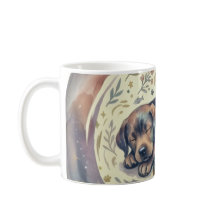 Artistic Mug Unwind & Books Sleeping Dog