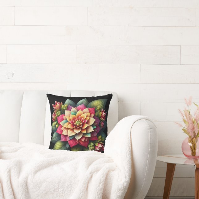 Artistic Nature-Inspired Home Decor" Cushion (Couch)