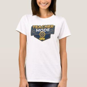 Artistic Orange TEACH MODE OFF Custom Creation T-Shirt