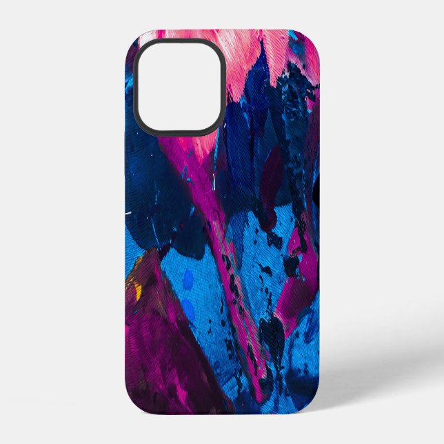 Artistic painted texture, modern decor. iPhone case (Back)