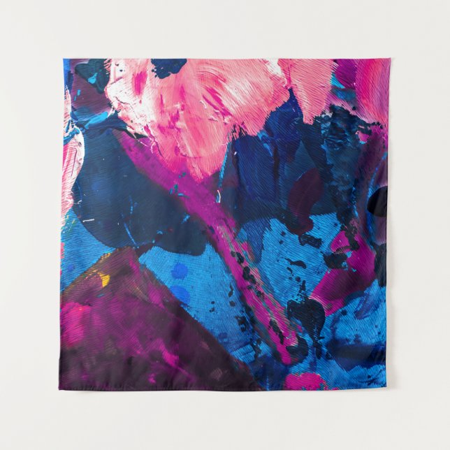 Artistic painted texture, modern decor. tapestry (Front)