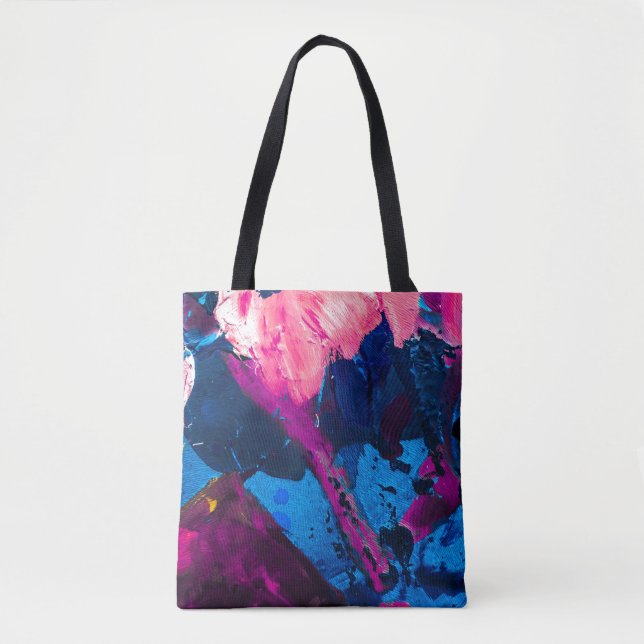 Artistic painted texture, modern decor. tote bag (Front)