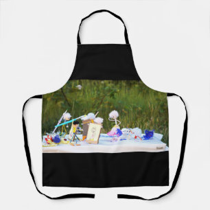 Artistic painter's session of artist Fubby's Apron