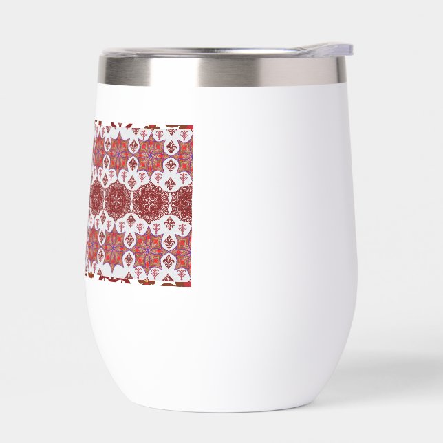 Artistic Pattern Coffee Mug – Stylish Kitchenware  (Left)