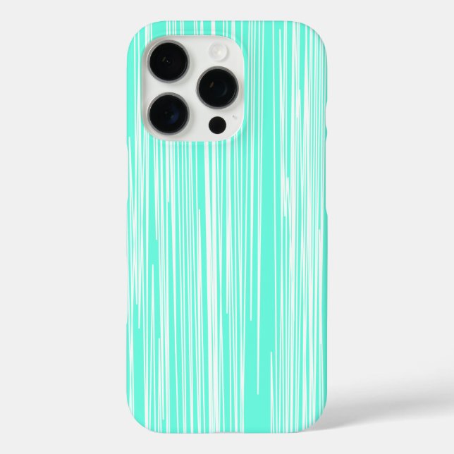 Artistic Pattern Design in Mint Case-Mate iPhone Case (Back)