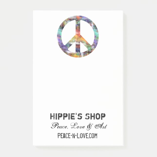 Artistic Peace Post-it Notes (Front)
