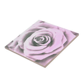 Artistic Pink Rose  rb Tile