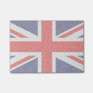Artistic Pointillist UK Union Jack Flag Post-it Notes
