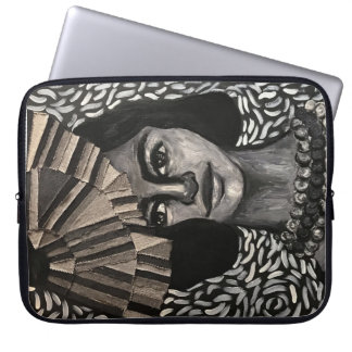 Artistic Portrait Neoprene Electronics Laptop Sleeve