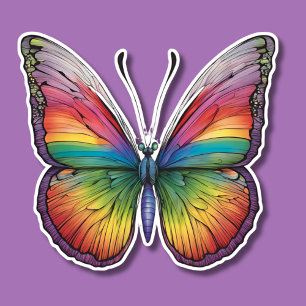 Artistic Rainbow Butterfly Waterproof 