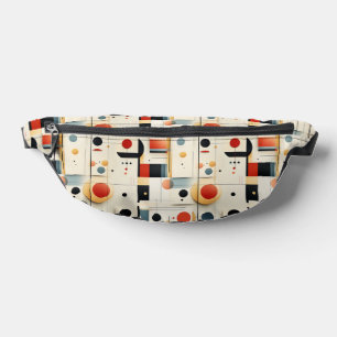 Artistic Retro Geometrics Bum Bags
