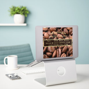 Artistic Roasted Coffee Beans Business Card