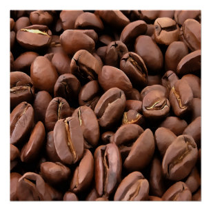  Artistic Roasted Coffee Beans  Poster