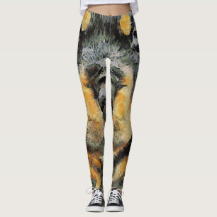 Artistic Rottweiler Puppy Portrait Leggings