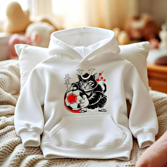 Artistic Samurai Cat Japan Soccer for Football fan (Creator Uploaded)