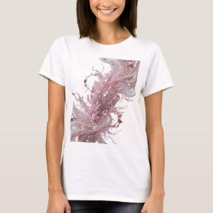 Artistic Silver ABSTRACT ART Abstract Design T-Shirt