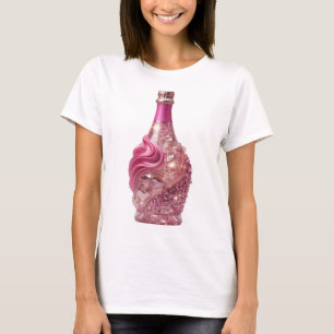 Artistic Silver ABSTRACT ART Artistic Motif T-Shirt