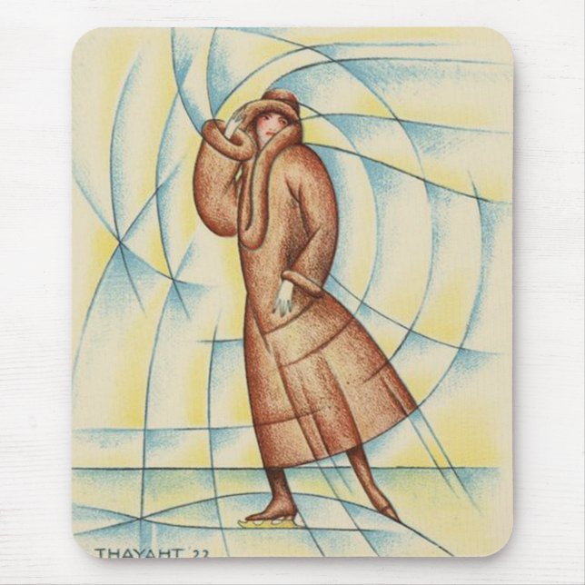 Artistic Skater Mouse Pad (Front)