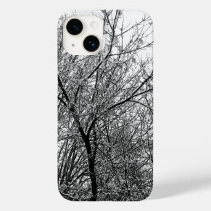 Artistic Snowy Tree Branches B & W Photography Case-Mate iPhone 14 Case
