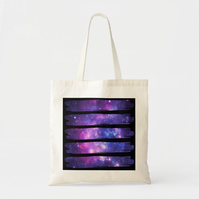 Artistic  Space Galaxy Tote Bag (Front)