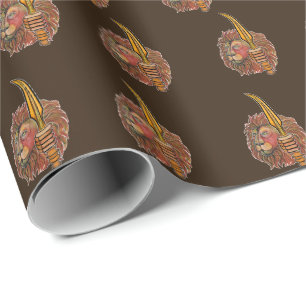 Artistic Sri Lankan Gifts Wrapping Paper