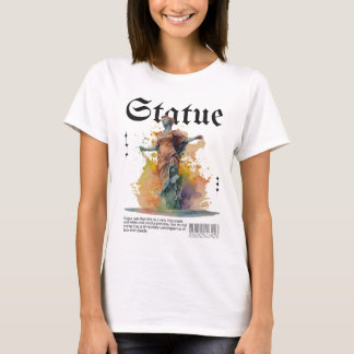 Artistic Statue Graphic Tee