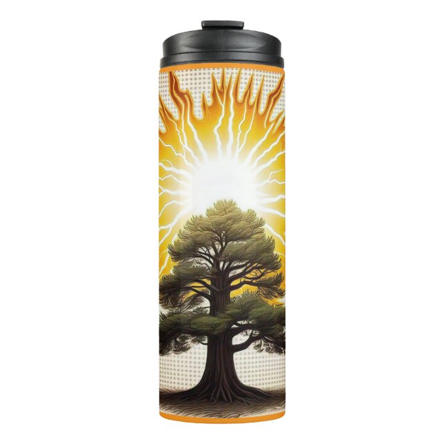 "Artistic Storm" Thermal Tumbler (Front)