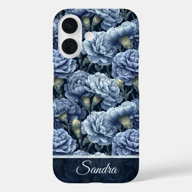 Artistic Surprise Birthday Carnation Custom Case-Mate iPhone Case (Back)