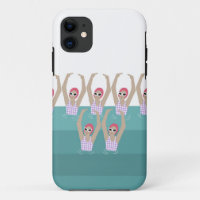 Artistic Swimmers | Artistic Swimming Illustration