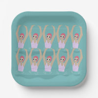 Artistic Swimmers | Artistic Swimming Illustration