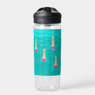 Artistic Swimmers Swimming Under Water Swim Party Bottle